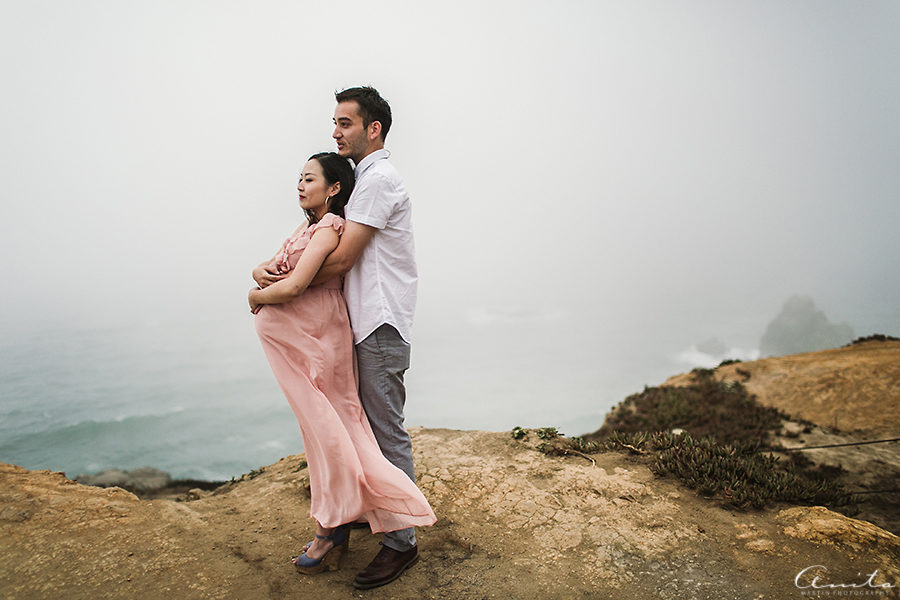 Mission San Francisco Maternity Sutro Baths Foggy Maternity Photographer-009