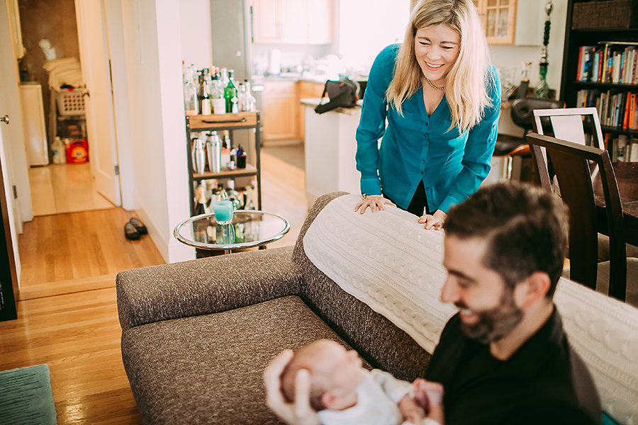 In Home Documentary Sacramento Newborn Photography