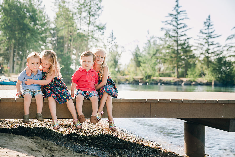 Photographing children summer Lake Tahoe