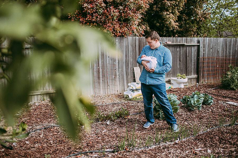Newborn Photos in Home Sacramento area