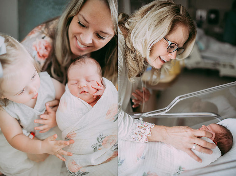 Photos in Hospital Room Folsom Newborn Baby