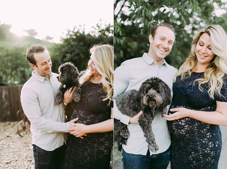 Sacramento Maternity Photographer bring your dog 