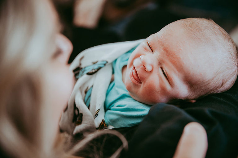 Folsom Newborn Photographer in home photo session