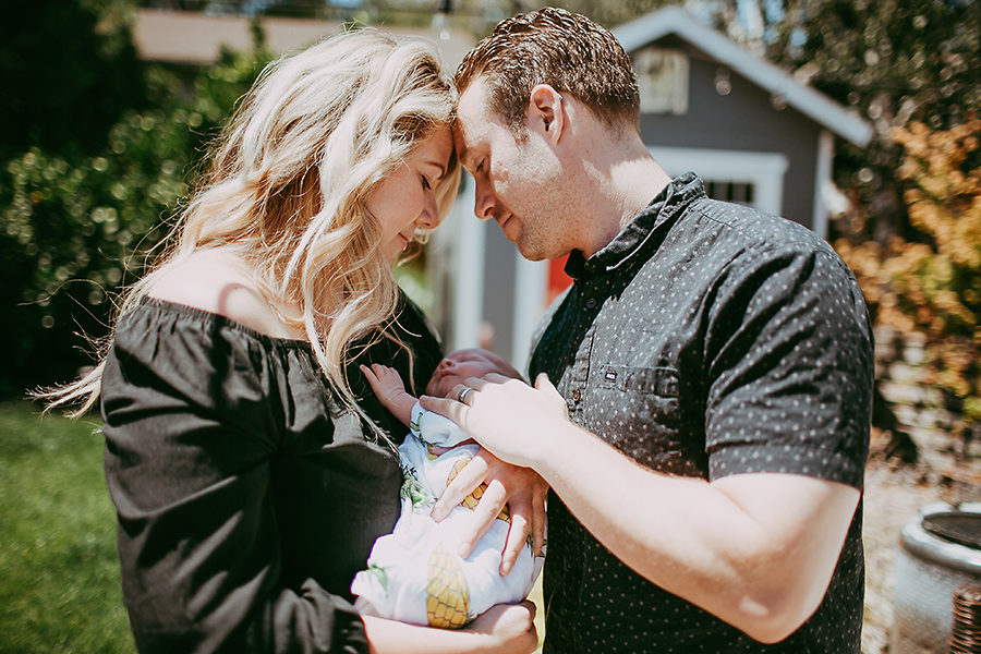 Folsom Newborn Photography at home
