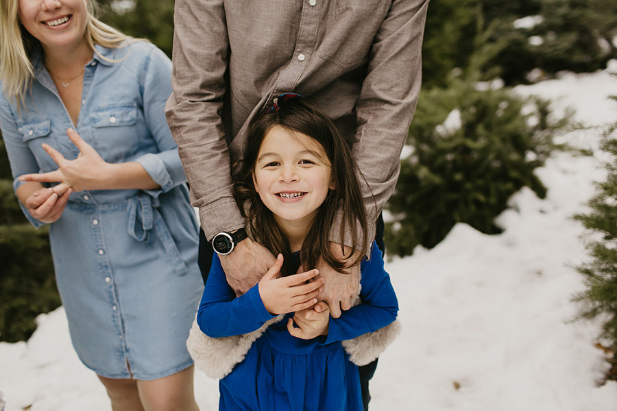 Family Photos Apple Hill Holiday Snow