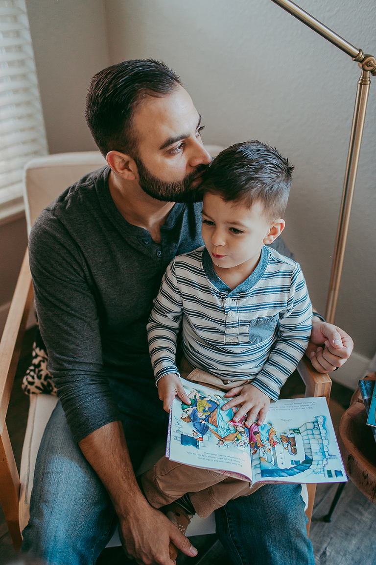 Father and son Sacramento Family Photographer